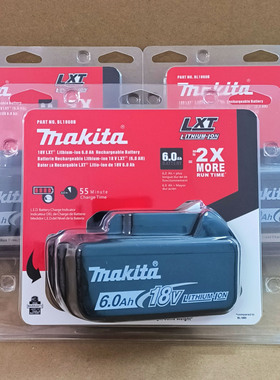 Makita/牧田原装进口BL1860B/18V/6.0Ah锂电池五金电动工具扳手