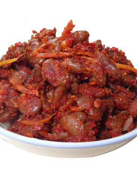 云南保山特产施甸腌辣酒糟腌豆豉下饭菜豆酱咸菜酱菜400G和1000G