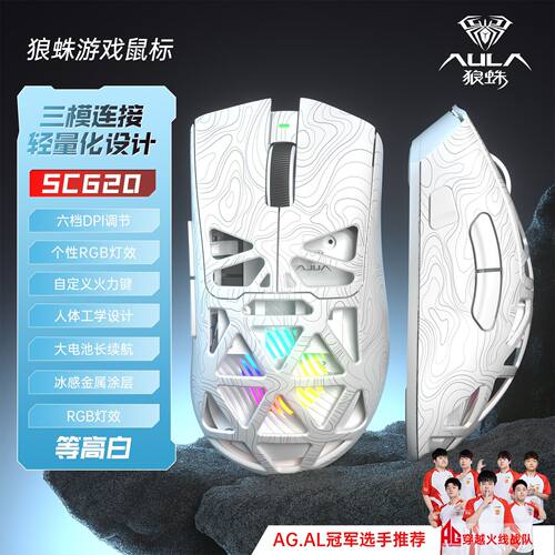 【十年老店】狼蛛轻量化镂空鼠标