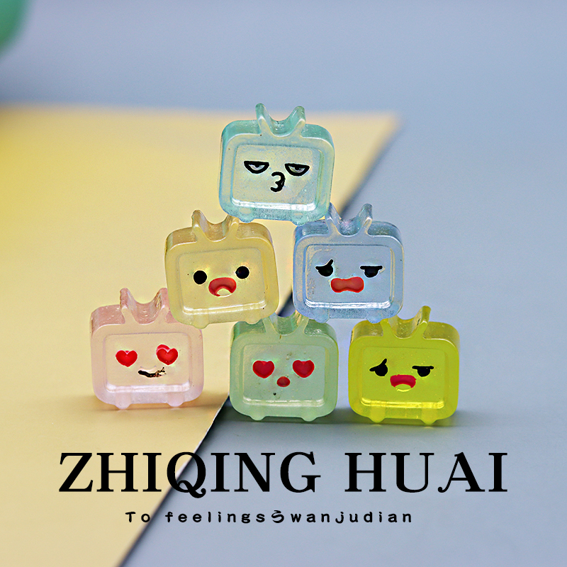 独立盲袋微缩仿真迷你小电视表情