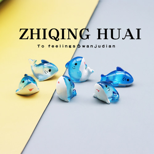 独立盲袋迷你微缩小鲨鱼海洋生物仿真动物模型一套模型玩具摆件 - 封面
