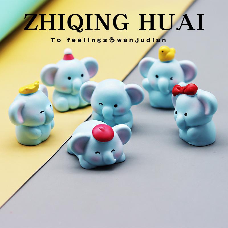 独立盲袋迷你可爱仿真蓝色小象