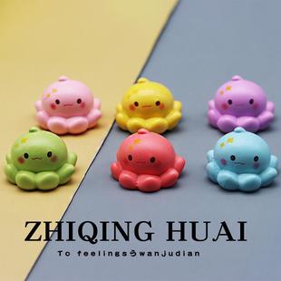 独立盲袋迷你八爪小章鱼一套可爱萌仿真海洋动物模型摆件公仔玩具