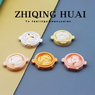 独立盲袋微缩迷你蒸包子小熊猪兔子卡通动漫可爱动物模型摆件玩具