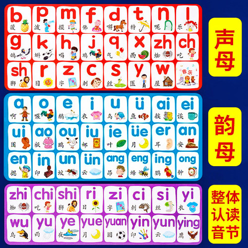 乐乐鱼汉语拼音学习神器有声挂图