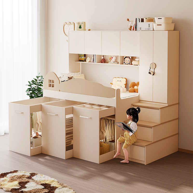 安兰图多功能储物收纳儿童床组合