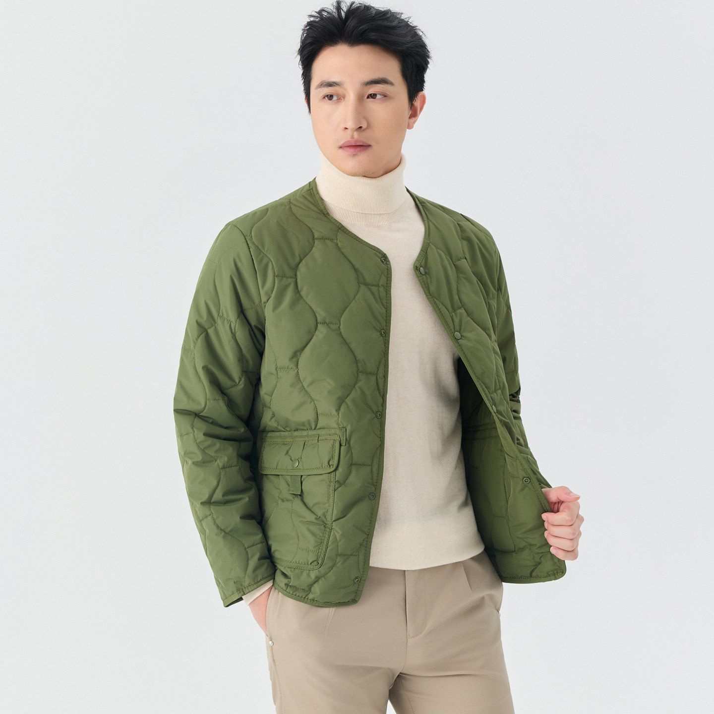 轻薄秋冬时尚保暖棉服内搭
