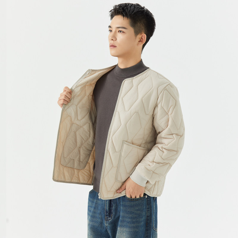 棉衣男轻薄秋冬防寒棉服内穿小棉袄防寒打底羽绒棉内胆青年爸爸装