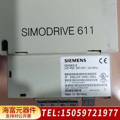 SIMODRIVE 611电源模块，型号6SN1145
