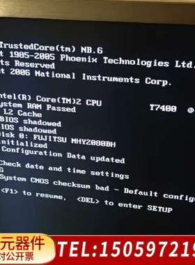 NI PXI-8106 pxi控制器，，双核2