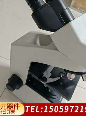奥林巴斯(Olympus)显微镜CX21。双目目镜，4倍、1