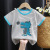 I037-Gray Blue Dinosaur