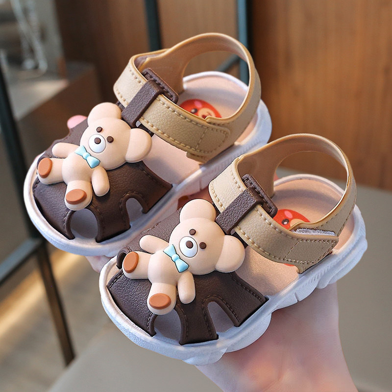 宝宝凉鞋夏季2025新款儿童沙滩鞋小童软底防滑可爱男童女童学步鞋