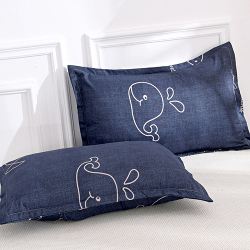 新款网红枕套非纯棉全棉100一对装单人祇水洗棉枕头芯套48cmx74cm