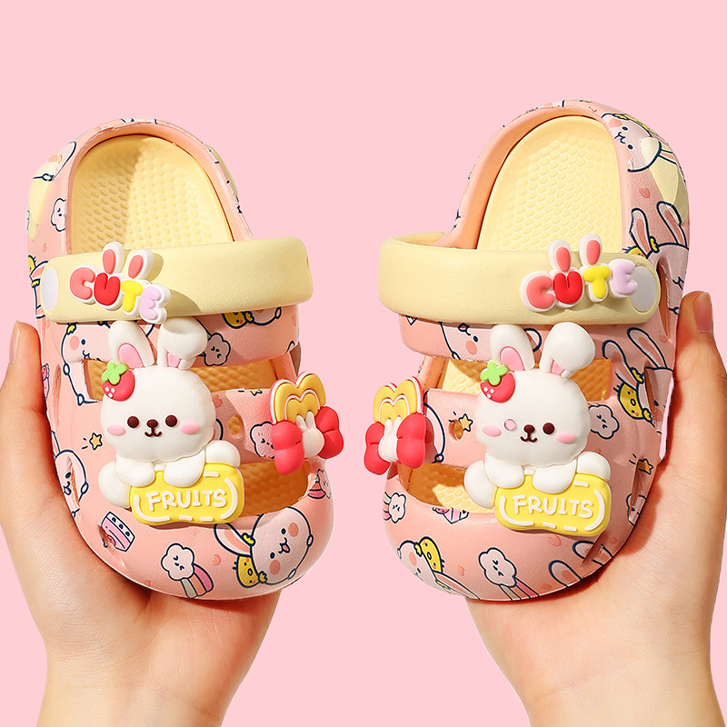 儿童凉拖鞋女童2026夏新款小孩卡通舒适防滑拖鞋室内外穿eva凉拖