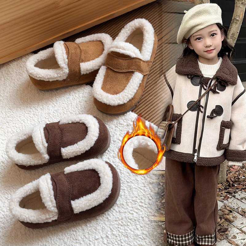 儿童棉鞋2026秋冬季新款女童加绒保暖毛毛鞋宝宝百搭勃肯鞋豆豆鞋,童鞋/婴儿鞋/亲子鞋,棉鞋,淘宝优惠券,粉丝福利购,淘宝优惠卷