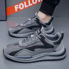 Демисезонные ботинки 运动男鞋2023新款秋冬季皮面防水防滑耐磨上班休闲工作劳保潮鞋男