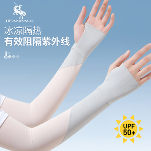 套手套 防晒冰袖 户外防紫外线夏季 遮阳骑行开车电动车护臂袖 冰丝袖
