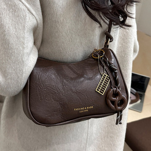 包单肩包包女小方包韩版 复古时尚 小众质感休闲斜挎包 新款 2025冬季