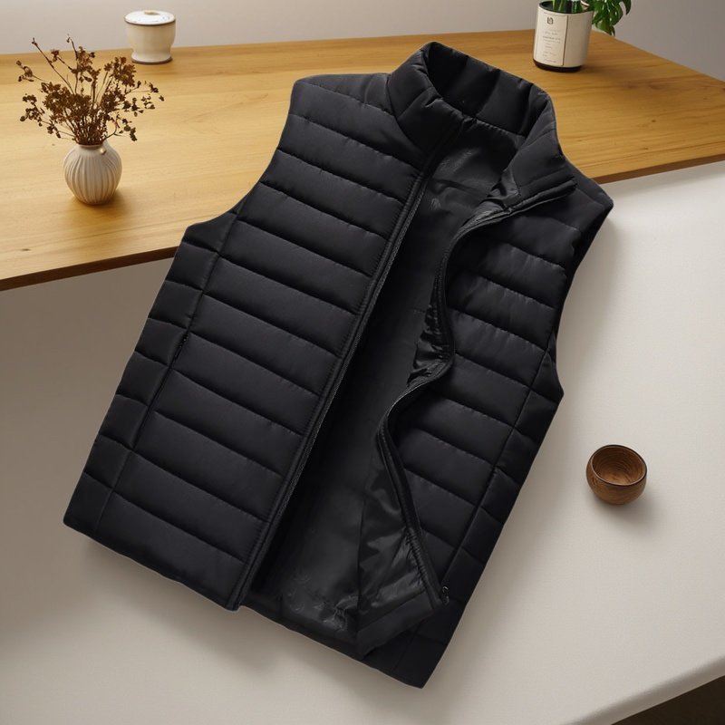 加绒马甲男士2025冬季新款加厚休闲防寒保暖坎肩立领夹克防风棉服,男装,常规马甲,淘宝优惠券,粉丝福利购,淘宝优惠卷
