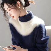 深圳南油高端毛衣东莞大朗不起球针织打底衫 女秋冬广州十三行上衣