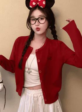 广州十三行女装针织衫短款开衫女早秋毛衣外套东莞大朗不起球正品