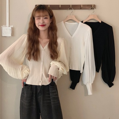 东莞大朗毛衣毛织大郎女秋冬深圳南油2025新款慵懒风针织开衫外套