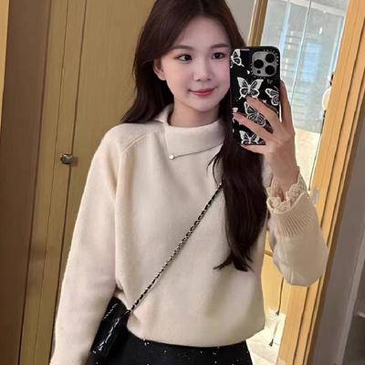 不起球可外穿东莞大朗减龄义乌打底针织衫毛衣2025新款十三行女装