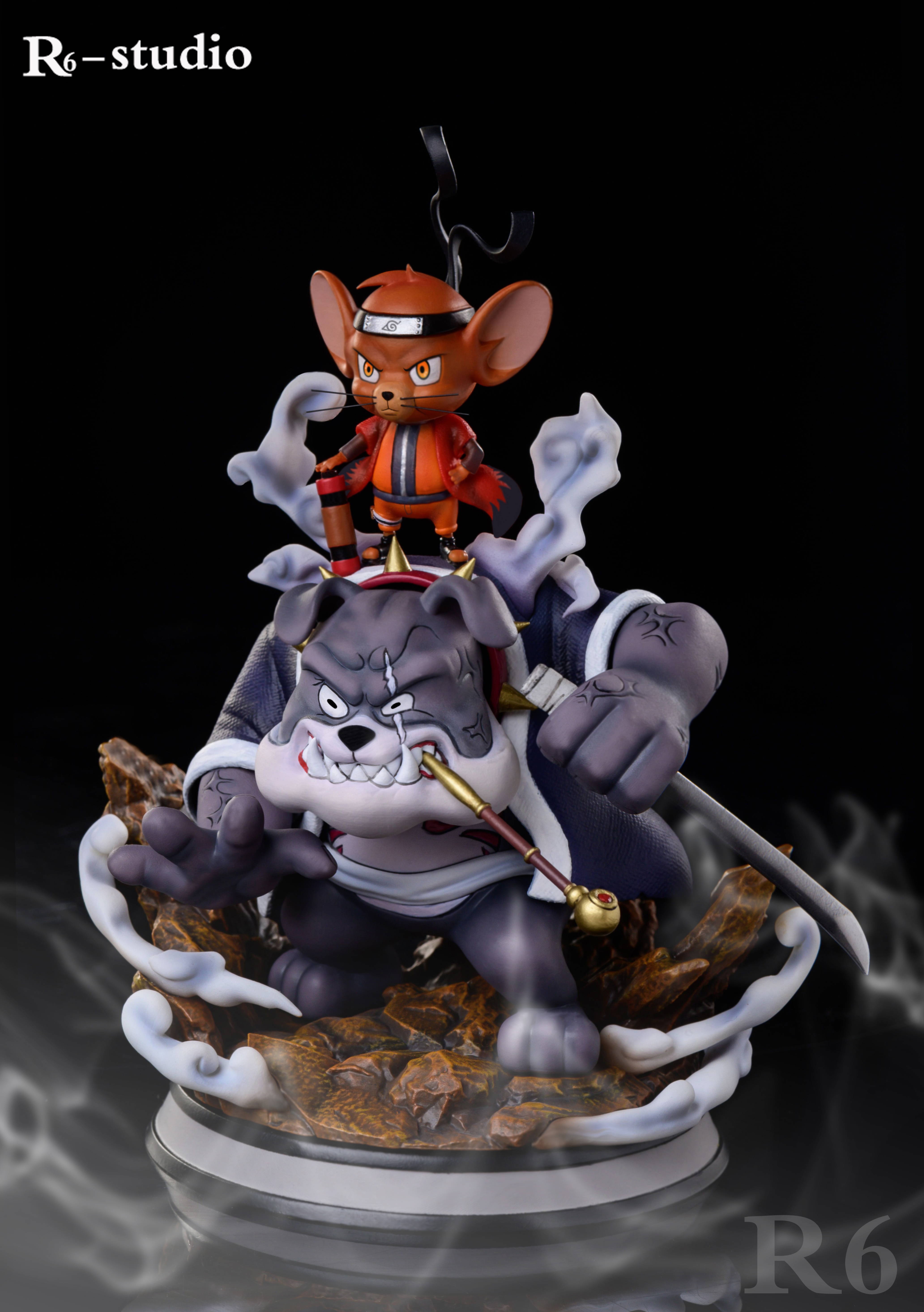 梦想小镇 】r6 老鼠杰瑞cos鸣人猫和老鼠火影忍者gk限量手办现货