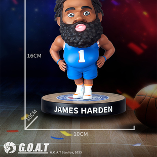 梦想小镇 GOAT山羊社 Q版系列0203 死神杜兰特 胖子哈登现货