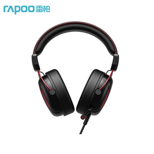 雷柏ESH350有线头戴式电竞游戏耳机耳麦7.1立体声网吧吃鸡电脑USB
