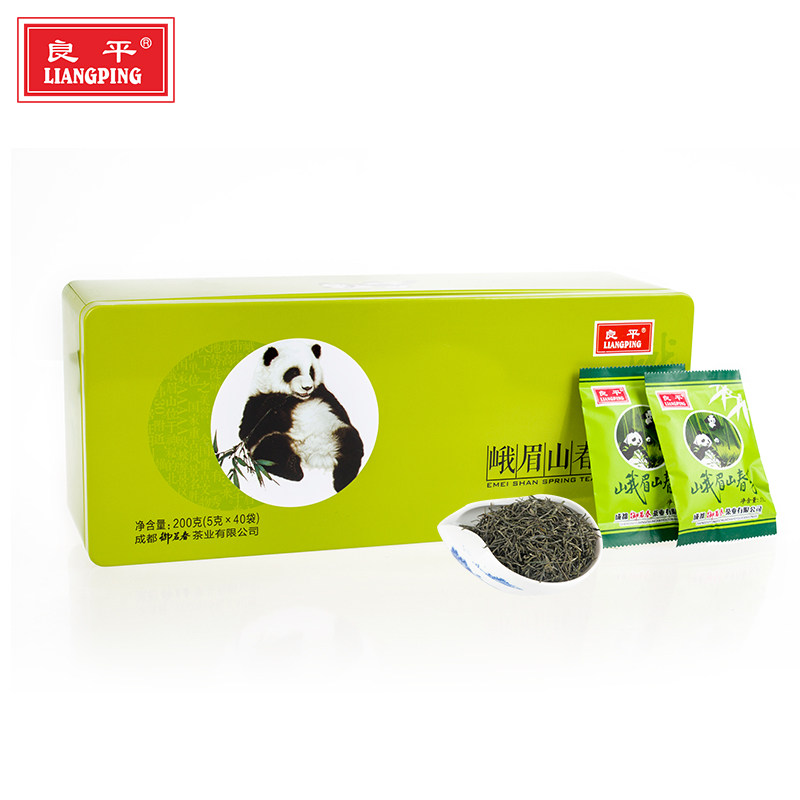 2026新茶良平四川峨眉山春芽茶叶绿茶春茶独立小包装200g包装礼盒