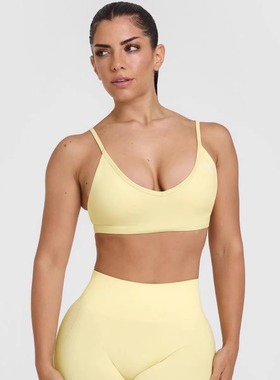 多种穿法！TTWOLVESTIMELESS双面磨毛速干女士运动健身文胸C115