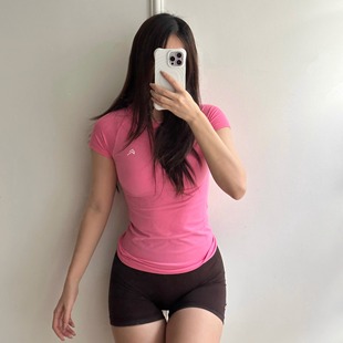 TTWOLVES软软薄薄插肩袖 健身衣女士无缝一体针织goto2.0短袖 长款