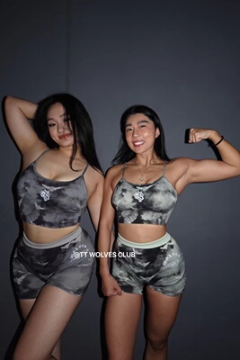 TTWOLVES文胸短裤高腰无缝针织