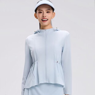 冰川时代防晒衣服女26C2532防紫外线2026新款 小蛮腰连帽外套 夏季