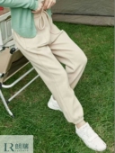 女士22新款 慕丝绒冬季 彩色加厚防水保暖休闲裤 朗瑞防风裤 卫裤 202