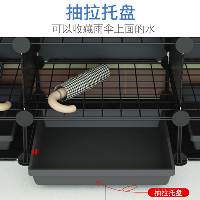 雨伞架教室用学校班级商用大型收纳层架门口防水滑家用放伞桶雨衣