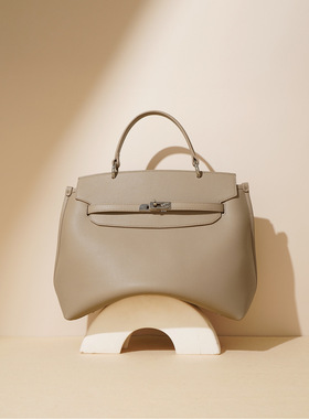 小众设计单肩包包女2025新款复古时尚手提凯莉包感百搭斜挎包