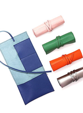 2025新款高级质感可卷起的耳机包适用各品牌耳机收纳包