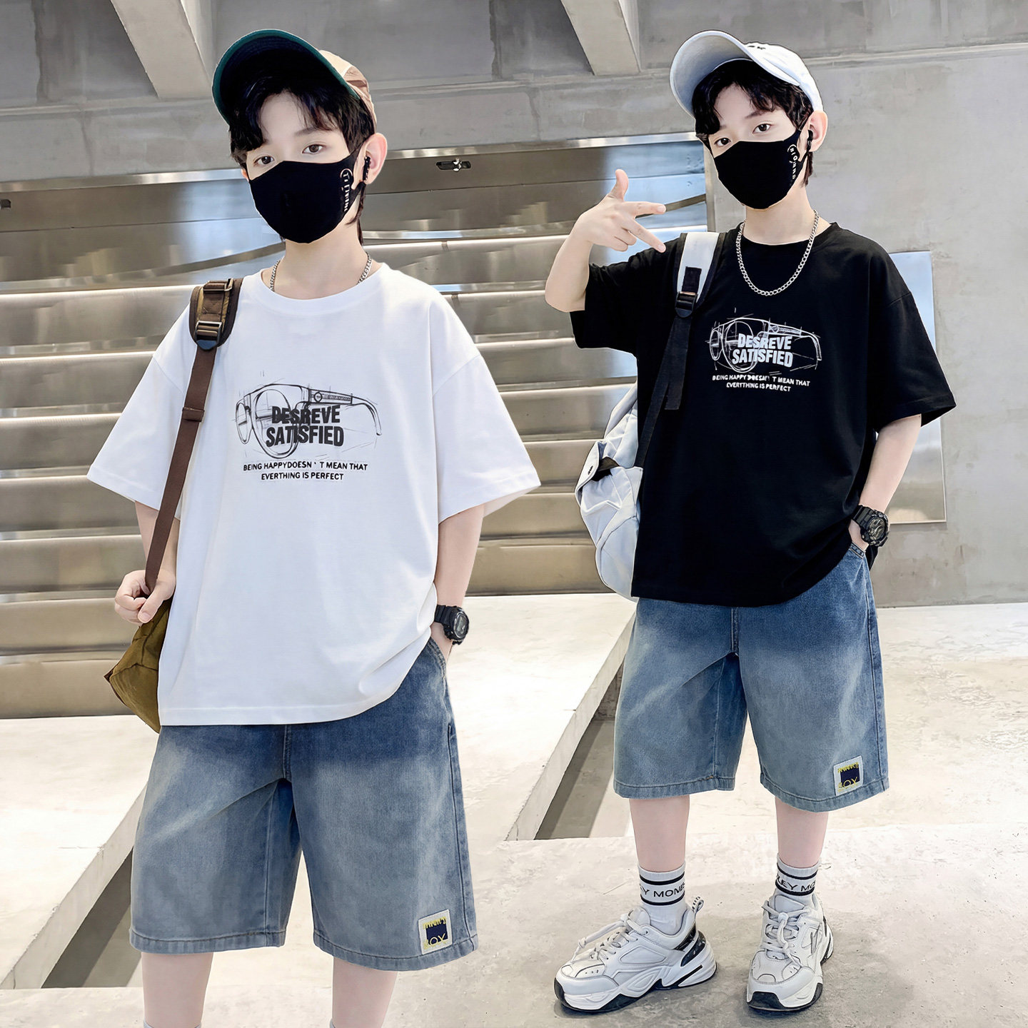 男童短袖套装夏季新款两件套