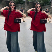 新中式 两件套 复古盘扣立领宽松上衣阔腿裤 国风气质套装 女早秋新款