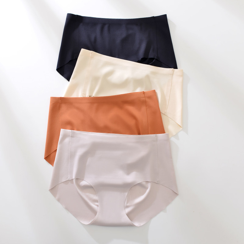 冰丝内裤女蜜桃臀不夹pp