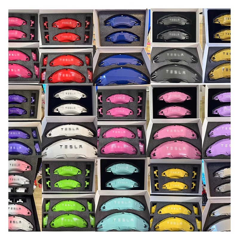 适用特斯拉Model3/Y卡钳罩丫焕新3轮毂刹车卡钳改色改装装饰配件