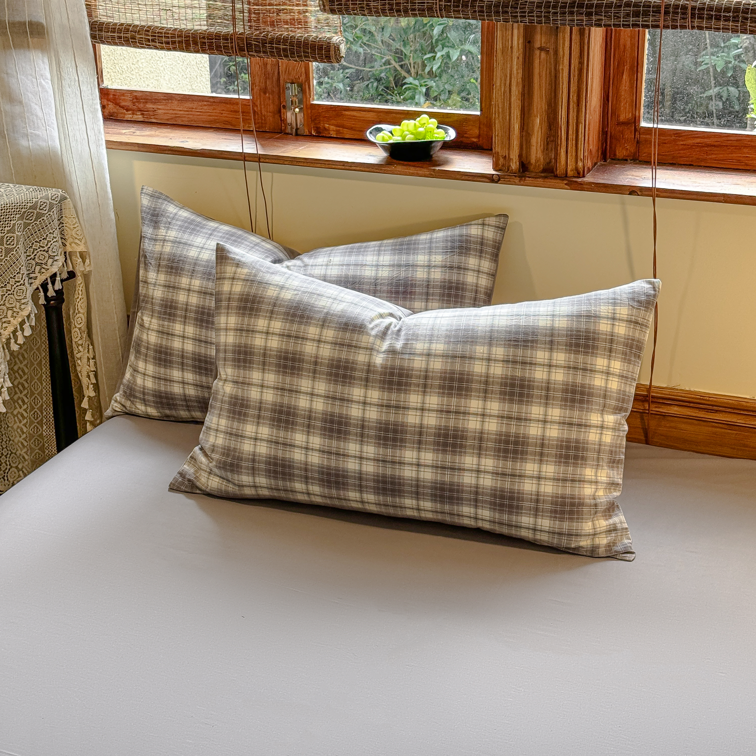 枕套2025新款水洗棉100单个一对装儿童抱枕枕套防头油48cmx74cm