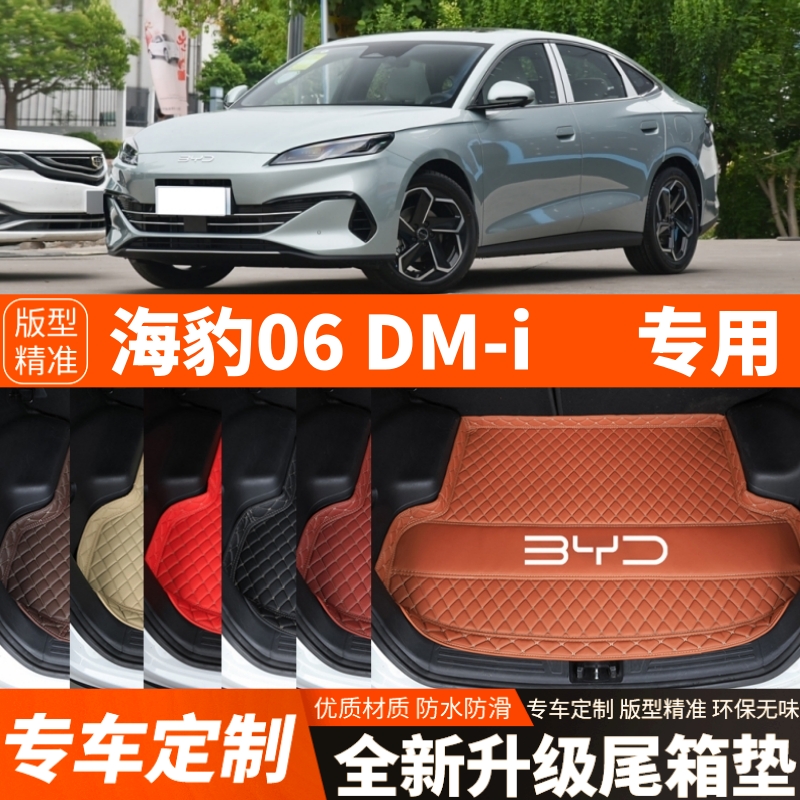 2024年比亚迪海豹06DMi专用电动汽车后备箱垫尾箱垫装饰改装加厚