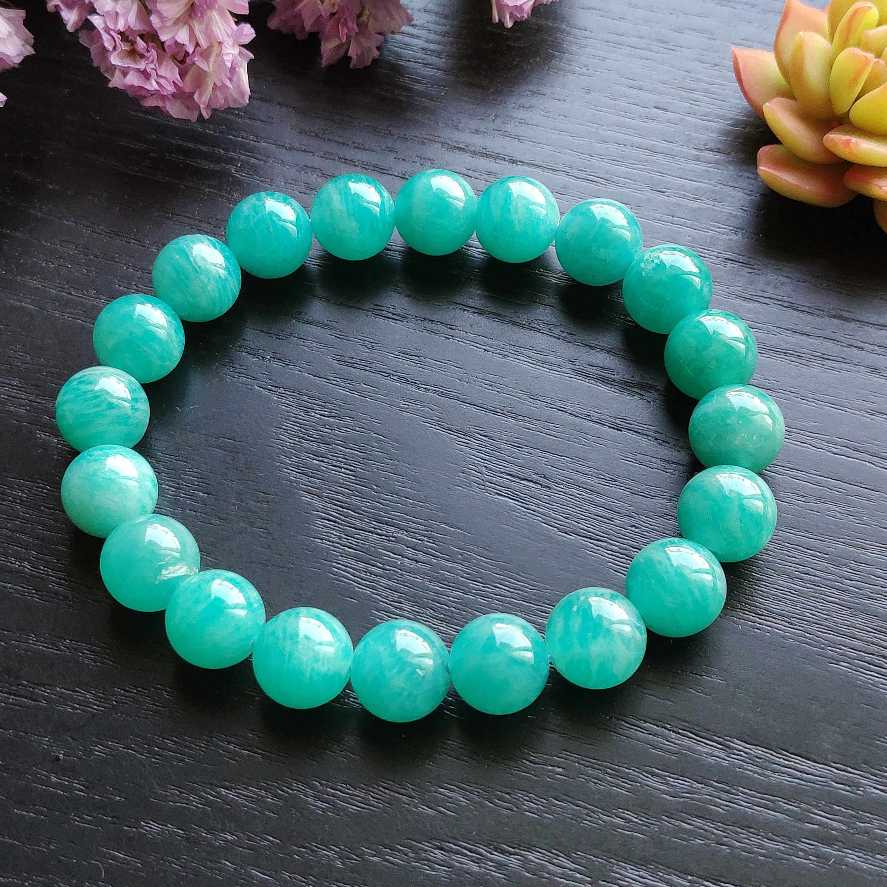 莫桑比克天河石手链10mm