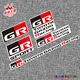 适用丰田GR雅力士卡罗拉威驰雷凌锐志86凯美瑞JDM改装 贴纸反光贴