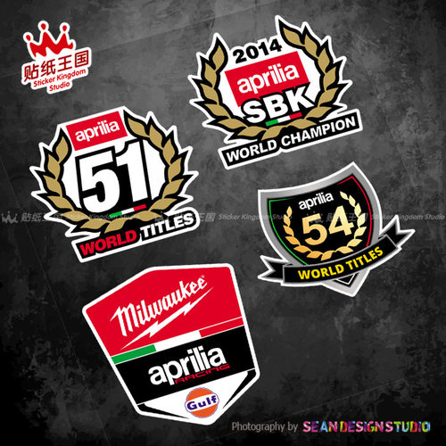 适用Aprilia 阿普利亚 RSV4 GPR150GPR250R SRMAX300 反光贴纸