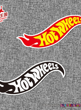 适用风火轮 Hot Wheels 合金模型卡通贴纸 摩托车汽车 装饰反光贴
